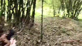 Having Sex In The Forest We Enjoy The Coolness Sod Environment With Sweet Sound Of Bird