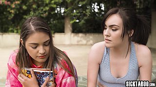 Popular teenager shagged her tempting friend