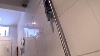 Chubby Brunette Big Boobs Dildo Masturbation