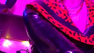 Red Rubber Fetish Femdom Latex Mistress Fetish BDSM Strap Heels Dominatrix