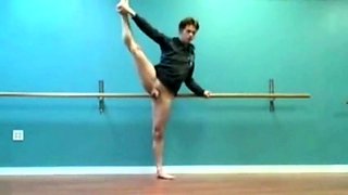 Male ballet practice (without tights!)