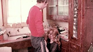 Redhead milf with hairy pussy is screwed by neighbor