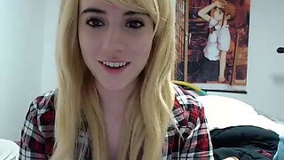 First time anal amateur blondes ass lubed and fingered