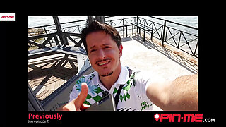 Public Threesome At Beach with 2 Greek Beauties