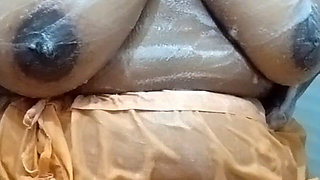 Hot Saira Getting Bath