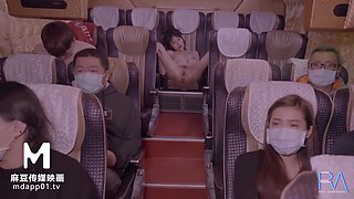 Model - Hot Asian Screaming Whore Rough Fucked On The Bus