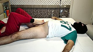 Squid Game foot therapy with Emily Granger's sexy feet