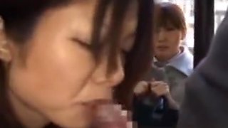 Publicsex Oriental Sucks Cock On The Bus