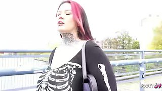 GERMAN SCOUT - Plump Sabien DeMonia Butt Fucking