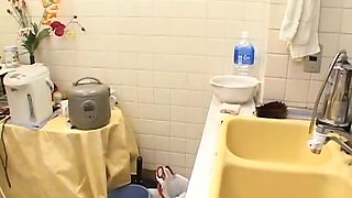Hottest Japanese whore in Horny Bathroom, Blowjob/Fera JAV video