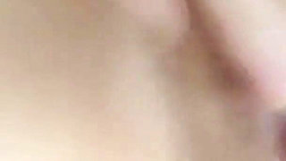 Beautiful MILF Horny Wife Send a Video to Her Cuckold Husband so He Can Masturbate in Office Toilet