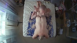 Neighbor MILF Gets Oil Massage and Brutal Anal Fucking with Cum on Buttocks