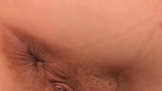 Skinny brunette pornstar Alexis Venton touches herself
