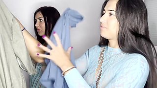 Sexy Threesome With Horny Dancers Andrea Lux And Nuria Millan That Wants To Taste Their Manager's Big Cock