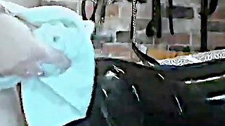Monster Strap-on Dildo Pleasures Fuckpig Wife