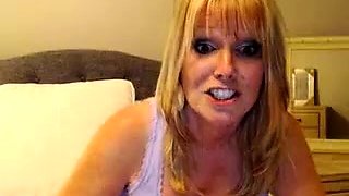 Big boobs milf masturbates with her dildo