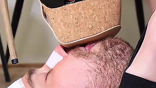 Office Foot Domination, Beat up and Humiliation