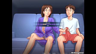 Busty amateur with big nipples gives an enthusiastic blowjob and gets penetrated