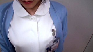 Asian Girl Blowjobs Outdoors POV