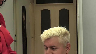 Hot Hairdresser Victoria June Seduces & Squirts Into Mouth of Lucky Loser - Immoral Family 4K