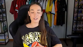 Hot Brunette Solo Masturbation - Nightmare Code Valentine Hentai Reaction