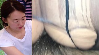 Yi Yuna Pantyhose Doggy Fuck and Cum