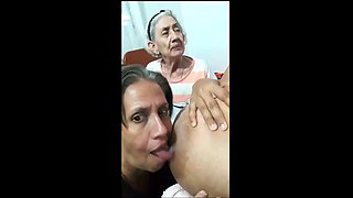 Breastfeeding my mom and my grandmother, watch