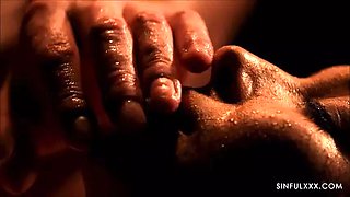 Close up water sex hot couple