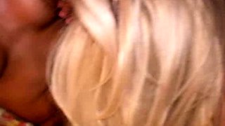 Blonde With Natural Big Boobs Loves Putting A Toy In Her