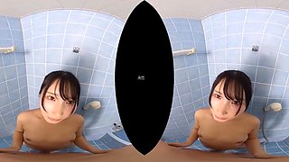 Asian spinner hot VR porn video