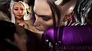 Mortal Kombat Sheeva and Sindel Girl with Cock by Kamadevasfm Animation with Sound 3D Hentai Porn Sfm