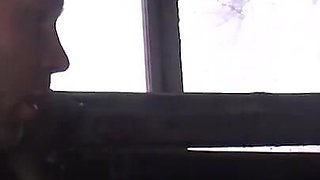 Quick outdoor sex with BBW