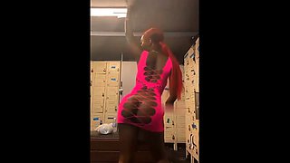 Hot Black Maid Does Some Webcam Black and Ebony
