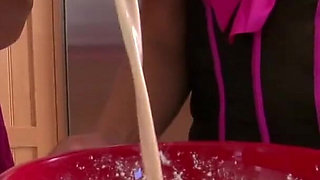 Two adorable milfs going hard at it