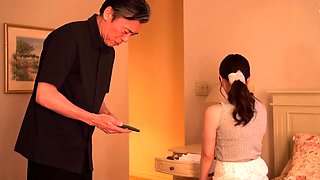 JAPANESE WIFE ALLOS HER FATHER IN LAW TO PENETRATE HER AND