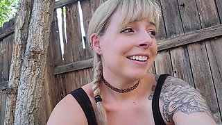 Blonde emo amateur solo masturbation