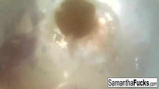 Samantha Saint And Abigail Mac In Samantha Bath Tub Sex With 7 Min