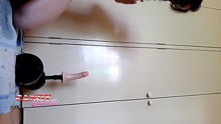 Horny Teen Plays with Her Fucking Machine