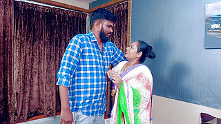 Indian milf figure kamwali bai seduce her house owner