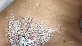 Shaving a Hairy Pussy with a Trimmer and a Razor! Runway!