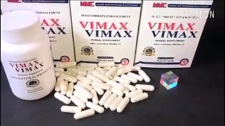 Busty curly brunette with big boobs fucks on couch