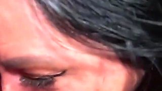 Deep-throat,riding a Fat Cock and Cum Play with a Down-jacket 266