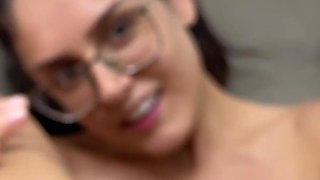 Self Toe Licking Blowjob and Cum on Toes and Swallow