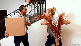 Banging The Clumsy Cling Wrapper With Michael Vegas, Sofia Rose - Brazzers