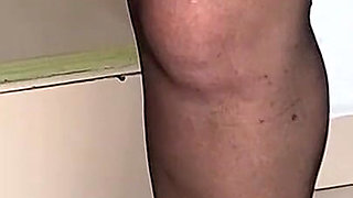 Aunty in Oc Girdle and Sheer Dress