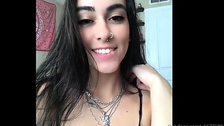 Blonde tight pussy babe solo toy fun in glamour masturbation