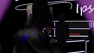 3D Hot Cosplay Stripper Naked Her Perfect Ass Got Fucked so Hard