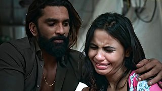 Indian pair celebrating their anniversary inside bedroom