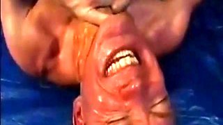 Barbara in charge: Big Tits, Babe  Wrestling Domination Porn