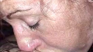 SilviaF69 is eating a BIG COCK - Amazing BLOWJOB
